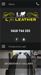 Mobile Screenshot of lforleather.com.au