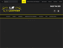 Tablet Screenshot of lforleather.com.au